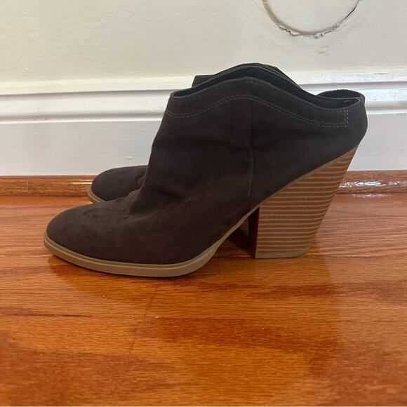 DV Dolce Vita Slip on Mule Booties sz 9.5 Dark Grey Mules - Picture 8 of 8